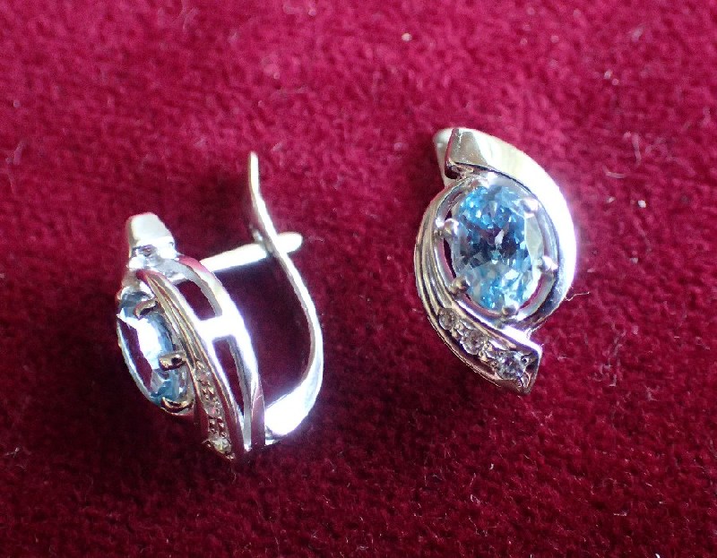 Серьги С-167ф, 3,2 гр