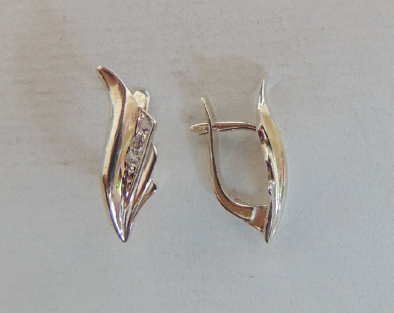 Серьги С-195 1,9 гр