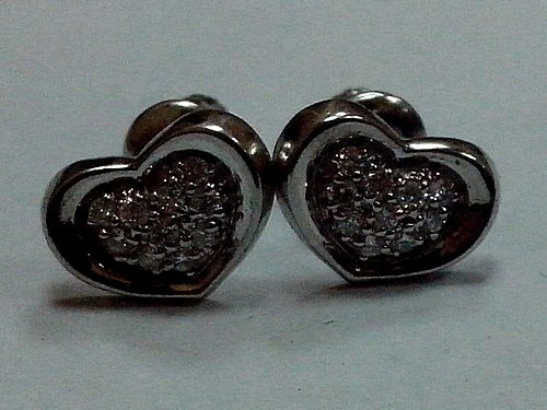 Серьги из золота сердечки С-153