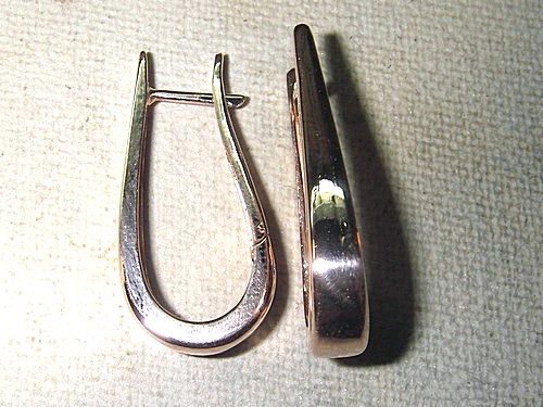 Серьги из золота детские С-022